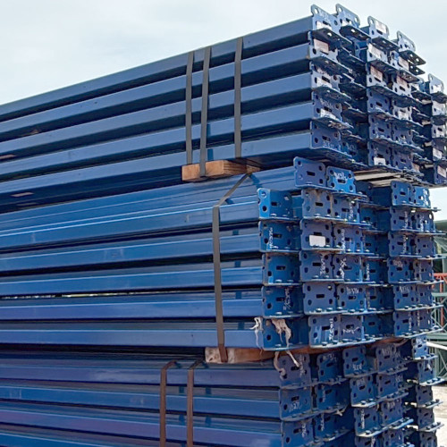 96" x 3 1/2" Used Teardrop Pallet Rack Beam- New Style - 110376