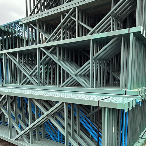 42" x 168" Used Teardrop Pallet Rack Upright- Old Style - 141015