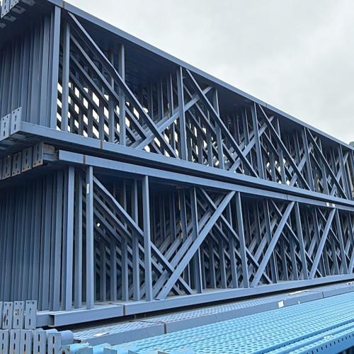 48" x 288" Used Teardrop Pallet Rack Upright- Old Style - 150997