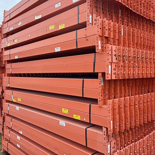 96" x 3 1/4" Used Teardrop Pallet Rack Beam- Old Style - 190226