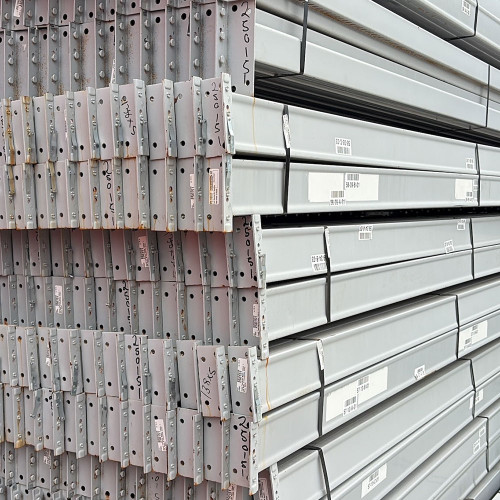 138" x 5" Used Teardrop Pallet Rack Beam- New Style - 250151