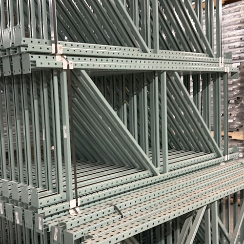 36" x 96" Teardrop Pallet Rack Upright- Old Style - 220046