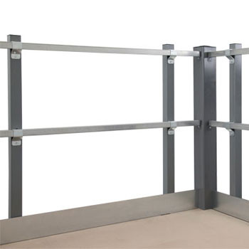 42" H Mezzanine Handrail- 2 Rail, 60' Length - DS 703104