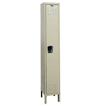 12"W x 18"D x 78"H Single Tier Wardrobe Locker- 1-Wide, KD - DS 705000