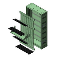 Weapons Rack : (24) M4s w/ Back - DS 710535