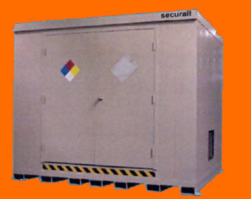 Hazmat Locker/Building (32) 55-Gal Drums- 2 Hour Fire Rating - DS 701294