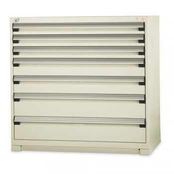 48"x24"x46" Wide-Profile Drawer Cabinet- 7 Drawers- Blue - 5612818P