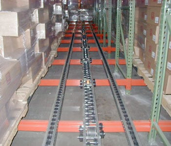 144" x 54" Reconditioned Pallet Flow System- 9 Pallet Positions - 199067SY