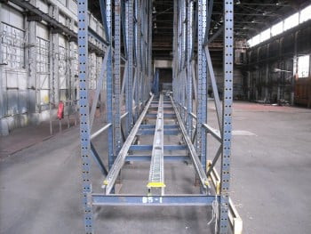 240" x 54" Reconditioned Pallet Flow System- 20 Pallet Positions - 199073SY