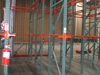 144" x 54" Used Drive In Rack System- 15 Pallet Positions - 199032SY