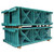 36" x 96" Teardrop Pallet Rack Upright (Quick Ship) - DS 716202