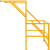 Mezzanine Safety Pivot Gate - Knockdown - 230036