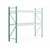 42" x 144" Repainted Teardrop Pallet Rack Upright- Old Style - 210221