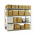 60" x 48" x 84" Rivet Long Span Shelving Starter- 4 Shelf No Deck - DS 710013