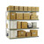 72" x 18" x 84" Rivet Long Span Shelving Adder- 4 Shelf No Deck - DS 710055