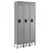 12x18x72" Openings - 1-Tier Locker - 3 Lockers Wide - Welded - Medium gray - 3049795P