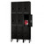 15x15x24" Openings - 3-Tier Locker - 3 Lockers Wide - Welded - Black - 3052498P