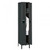 7-1/2 x18x72" Openings - Duplex Two-Person Locker - With 6"H Legs - Black - 1873729P