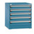 30"x27"x32" Drawer Cabinet- 5 Drawers- Gray - 5612227P
