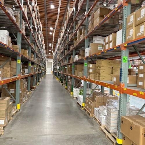 Teardrop Rack, Wire Deck, & Rivet Shelving - FOB Seattle, WA