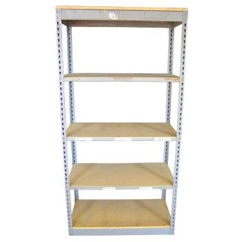 18" x 36" x 72" Used Rivet Shelving Starter- 5 Shelf - 199304ST