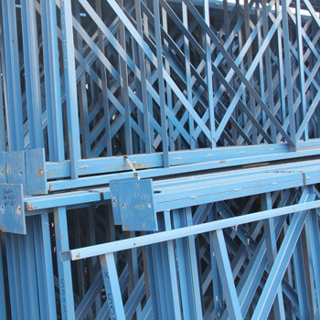 50" x 312" Used Structural Pallet Rack Upright - 170870