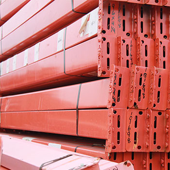 96" x 4 1/4" Used Teardrop Pallet Rack Beam- New Style - 101698