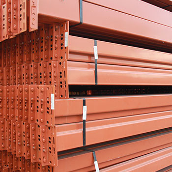 96" x 5" Used Teardrop Pallet Rack Beam- New Style - 101735