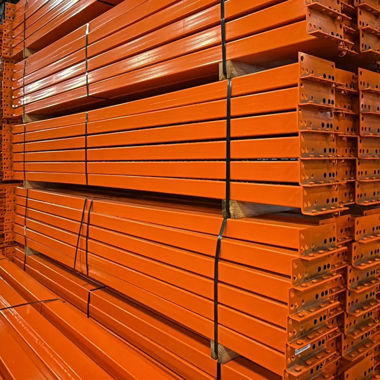 120" x 5" Teardrop Pallet Rack Beam- New Style - 190801