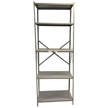 18" x 36" x 99" Used Open Shelving Starter- 5 Shelf - 199311ST