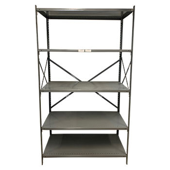 24" x 48" x 85" Used Open Shelving Starter- 5 Shelf - 199312ST