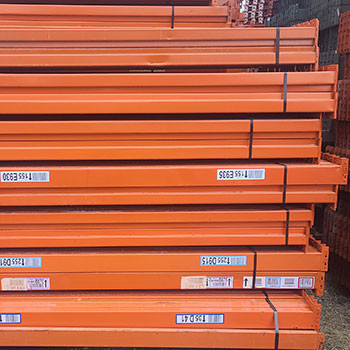 95 7/8" x 4" Used Teardrop Pallet Rack Beam- New Style - 111868