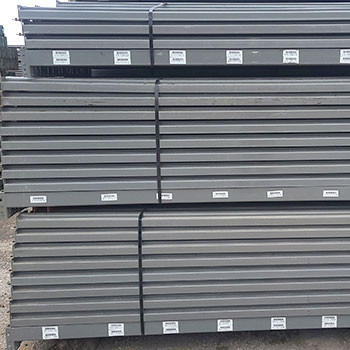 106" x 4" Used Teardrop Pallet Rack Beam- Old Style - 120544