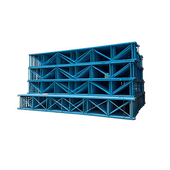 42" x 324" Used Teardrop Pallet Rack Upright- Old Style - 220433