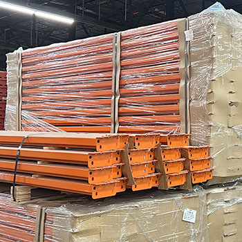 108" x 4 1/2" Teardrop Pallet Rack Beam- New Style - 110618