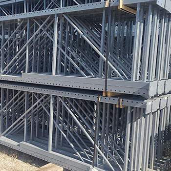 42" x 312" Used Teardrop Pallet Rack Upright- Old Style - 170662