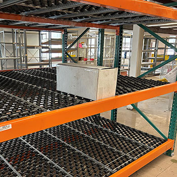 96" x 96" x 96" Flow Track Storage Adder- 3 Shelf - 199450AD