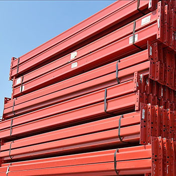 97" x 4" Used Teardrop Pallet Rack Beam- Old Style - 108937