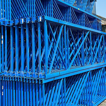 48" x 324" Used Teardrop Pallet Rack Upright- Old Style - 190493