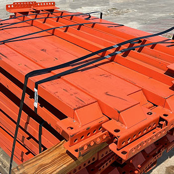 54" x 4" Used End of Aisle Guard- Bolt On - 180086