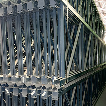 42" x 324" Teardrop Pallet Rack Upright- Old Style - 110515