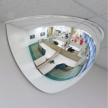 36" Diameter Half Dome Mirror with 180 Degree Viewing Angle - 240266
