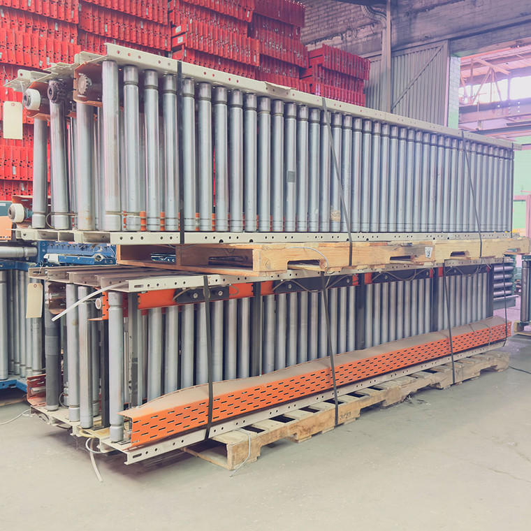 Used Line Shaft Conveyor 25 1/4"W x 40'L - 230476