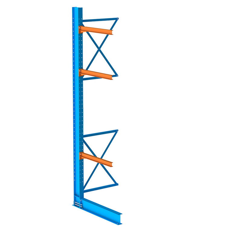 192" x 48" Single Sided Structural Cantilever Adder Bay- (3) Arm Levels - 244206AD