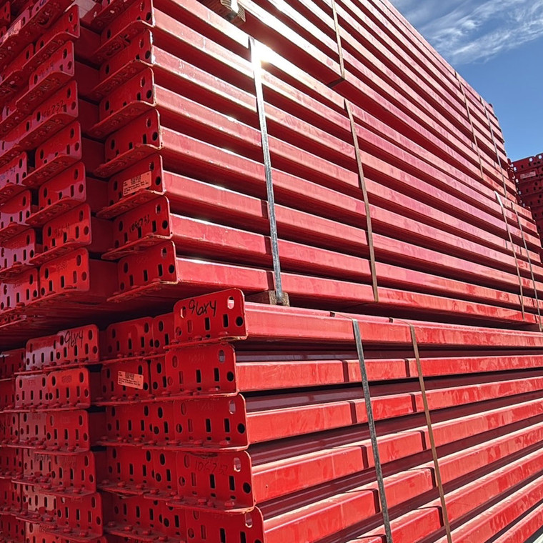 96" x 4" Used Teardrop Pallet Rack Beam- Old Style - 106732