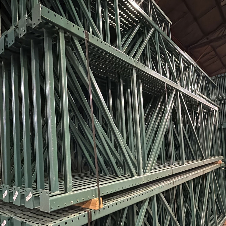 48" x 192" Teardrop Pallet Rack Upright- Old Style - 190455