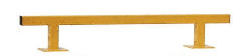 15"H x 4'L Guard Protective Barrier with Single Rail - DS 700222