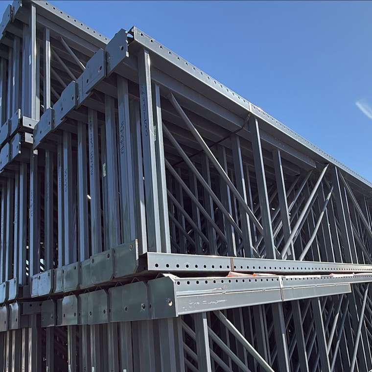 42" x 276" Used Teardrop Pallet Rack Upright- Old Style - 240153