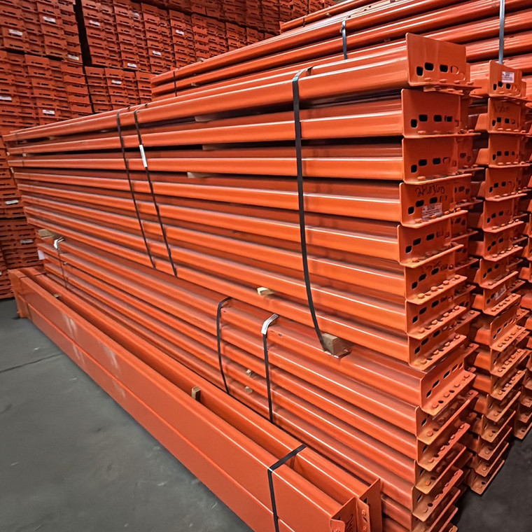 144" x 6" Teardrop Pallet Rack Beam- New Style - 240360