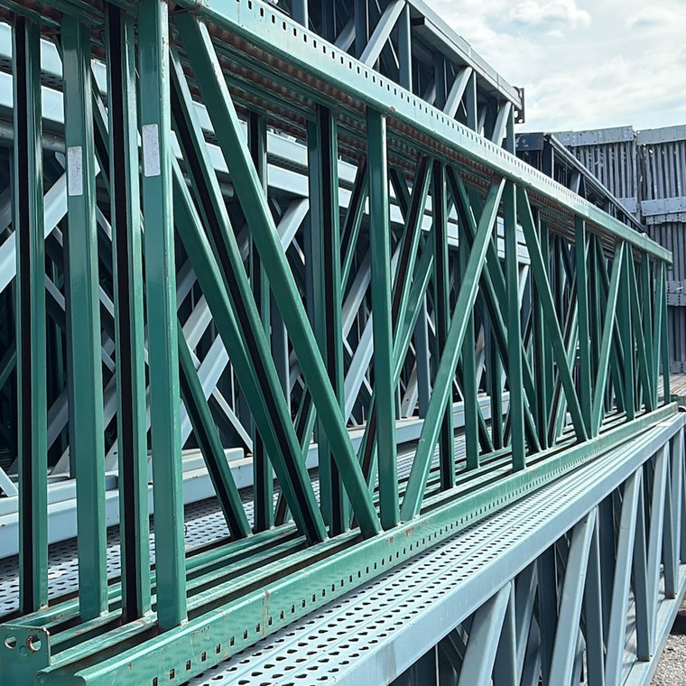 42" x 300" Used Teardrop Pallet Rack Upright- Old Style - 220442